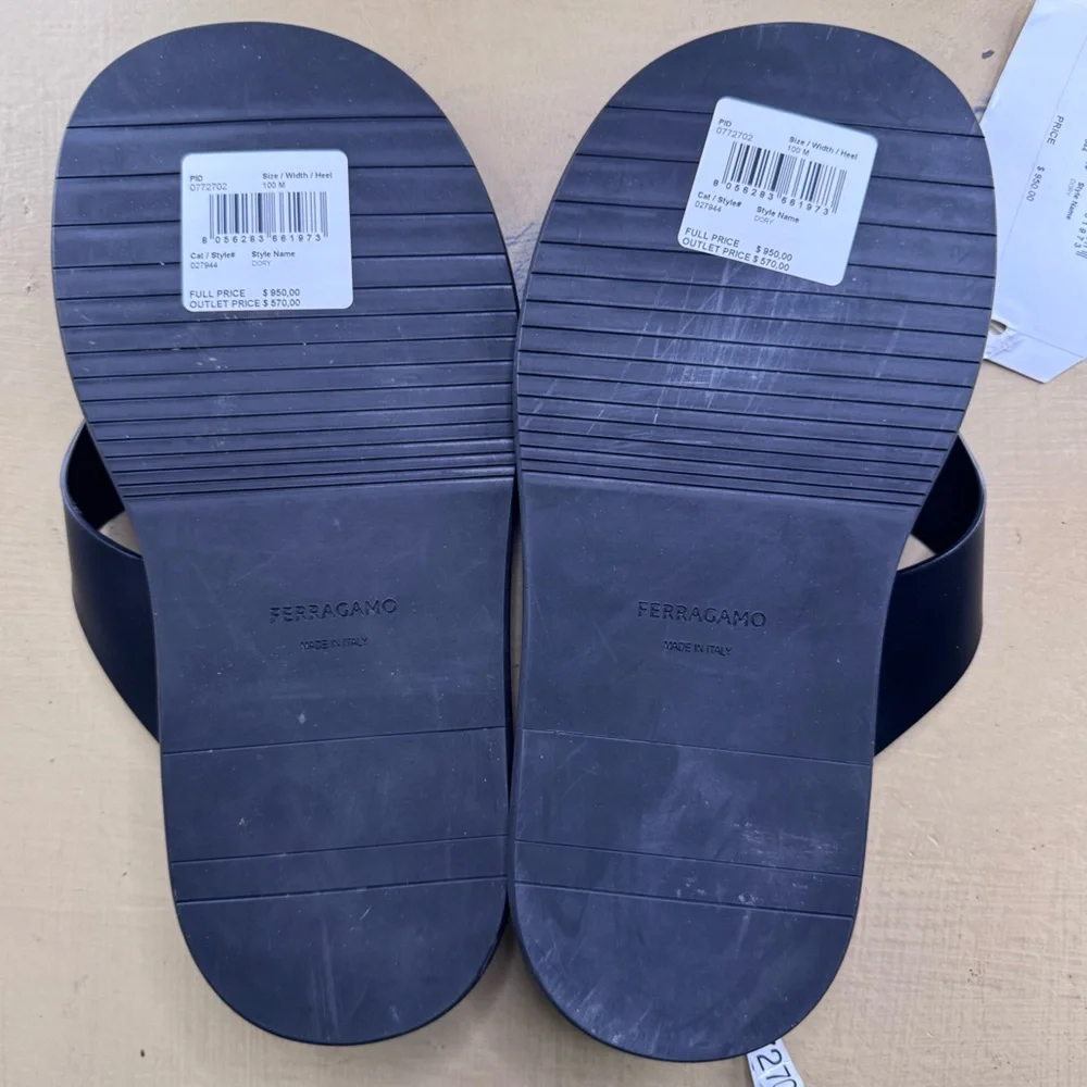 Salvatore Ferragamo Dory Men’s Leather sandals - Picture 2 of 5